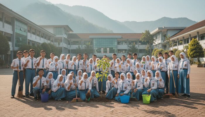 Dari Halaman Sekolah untuk Indonesia, Bandung Pimpin Aksi Nyata Lawan Sampah