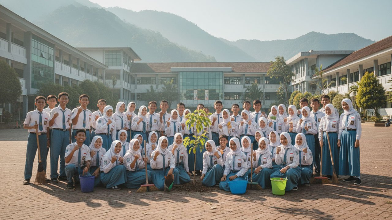 Dari Halaman Sekolah untuk Indonesia, Bandung Pimpin Aksi Nyata Lawan Sampah